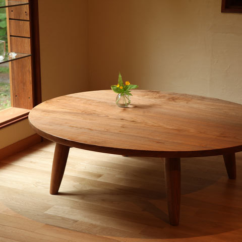 無垢材のローテーブル・座卓